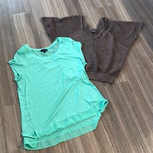 Lot of two women’s size large tops